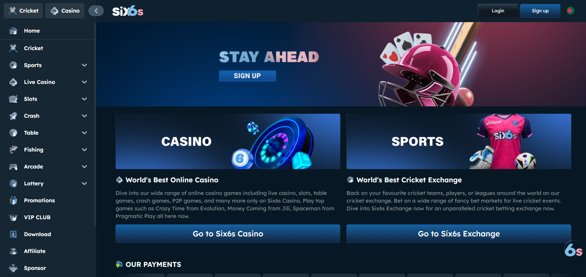 Six6s Similar B2C Betting Website